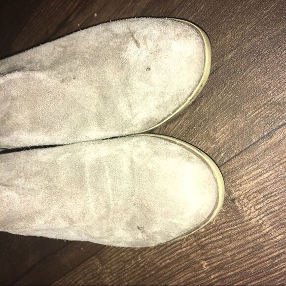 Lucky brand side zip brown suede lug sole ankle booties - Picture 2 of 4